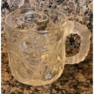 Vintage 1995 McDonald's Batman Forever Two-Faced glass mug DC Comics France